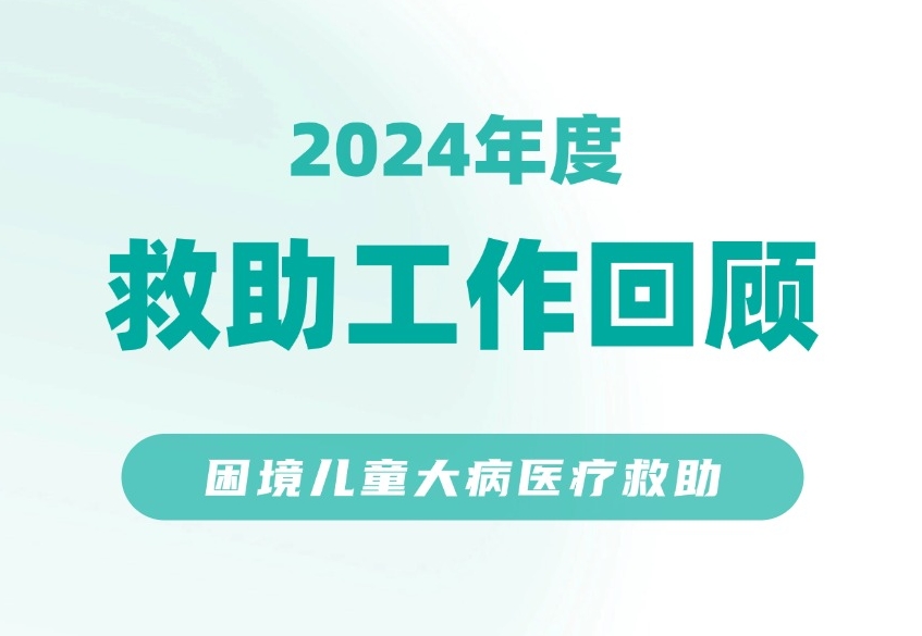 2024年度儿童大病医疗救助工作回顾